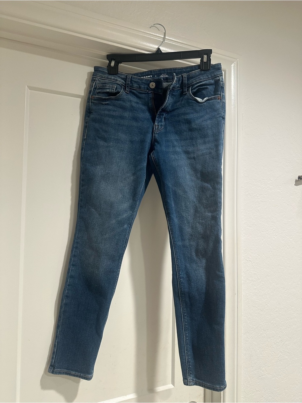 Classic Mid-Rise Blue Women's Jeans Rockstar Super Skinny